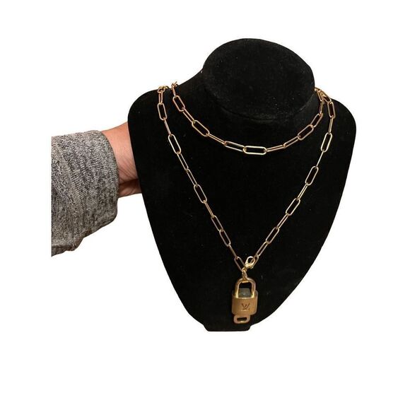 Louis Vuitton Lock Necklace  - Picture 1 of 4